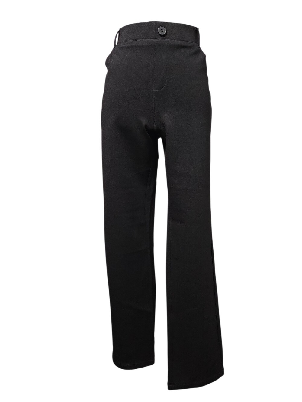 Stelle Black Straight-Leg Pants Large - Picture 2 of 9